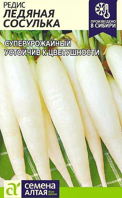 лучшие сорта редиса для открытого грунта и теплиц с фото и описанием сорт ледяная сосулька